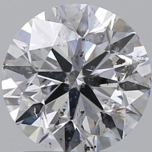 1.36 carat, E colour, SI2 clarity, Round shape, Natural Diamond.