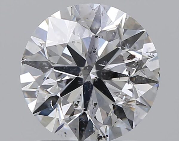1.36 carat, E colour, SI2 clarity, Round shape, Natural Diamond.