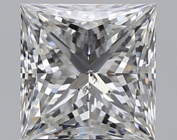 1.72 carat, H colour, SI2 clarity, Princess shape, Natural Diamond.