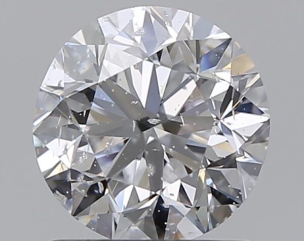 1 carat, D colour, SI2 clarity, Round shape, Natural Diamond.