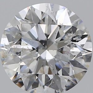 1.22 carat, F colour, SI2 clarity, Round shape, Natural Diamond.