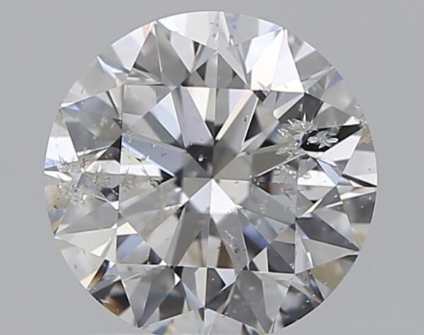 1.22 carat, F colour, SI2 clarity, Round shape, Natural Diamond.