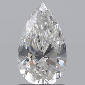 1.01 carat, G colour, SI2 clarity, Pear shape, Natural Diamond.