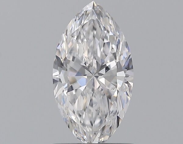 0.9 carat, D colour, SI2 clarity, Marquise shape, Natural Diamond.