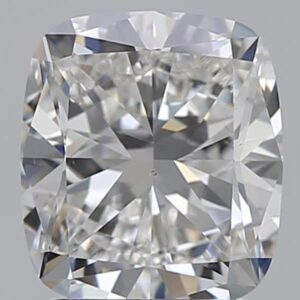 2.01 carat, H colour, SI1 clarity, Cushion shape, Natural Diamond.