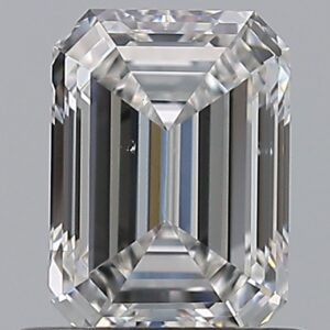 0.91 carat, E colour, VS2 clarity, Emerald shape, Natural Diamond.