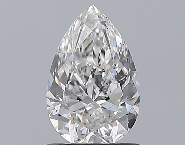 0.9 carat, F colour, SI2 clarity, Pear shape, Natural Diamond.