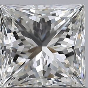 0.92 carat, H colour, VS2 clarity, Princess shape, Natural Diamond.