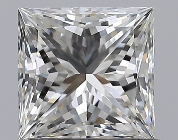 0.92 carat, H colour, VS2 clarity, Princess shape, Natural Diamond.