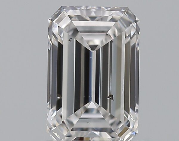0.93 carat, D colour, SI2 clarity, Emerald shape, Natural Diamond.