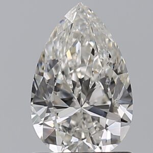 0.9 carat, G colour, SI2 clarity, Pear shape, Natural Diamond.