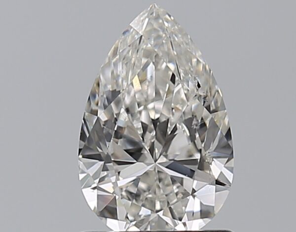 0.9 carat, G colour, SI2 clarity, Pear shape, Natural Diamond.
