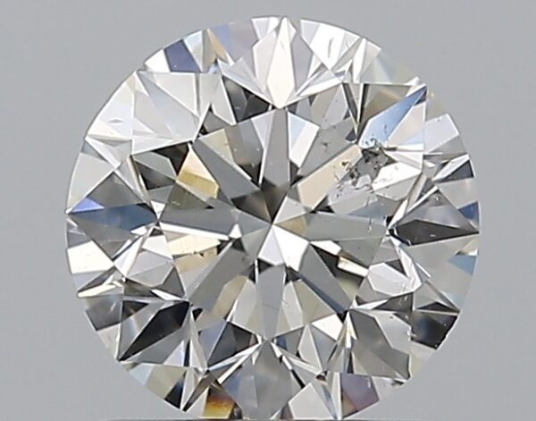 0.9 carat, H colour, SI2 clarity, Round shape, Natural Diamond.
