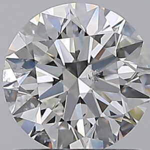 0.9 carat, F colour, SI2 clarity, Round shape, Natural Diamond.