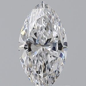 0.91 carat, D colour, IF clarity, Marquise shape, Natural Diamond.