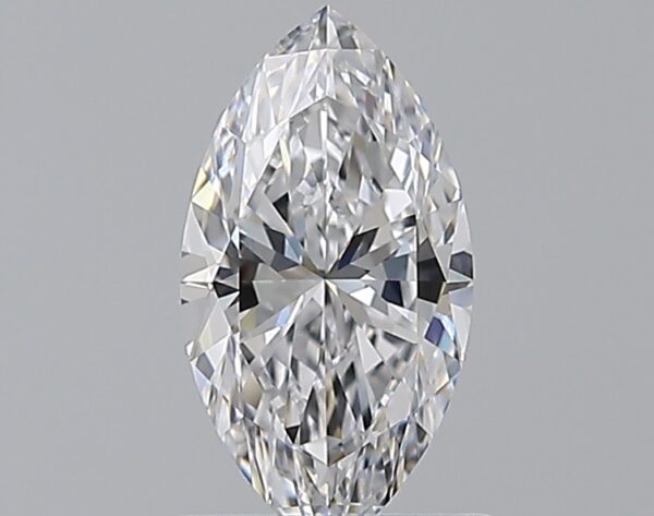 0.91 carat, D colour, IF clarity, Marquise shape, Natural Diamond.