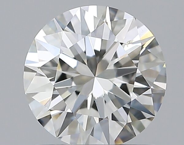 0.9 carat, H colour, SI1 clarity, Round shape, Natural Diamond.