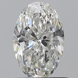 0.9 carat, G colour, SI2 clarity, Oval shape, Natural Diamond.
