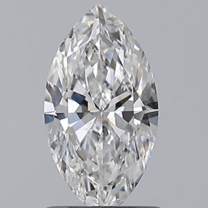 0.91 carat, E colour, SI2 clarity, Marquise shape, Natural Diamond.