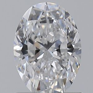 0.9 carat, D colour, SI2 clarity, Oval shape, Natural Diamond.