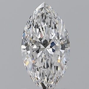 0.91 carat, D colour, SI2 clarity, Marquise shape, Natural Diamond.
