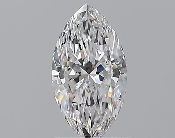 0.91 carat, D colour, SI2 clarity, Marquise shape, Natural Diamond.