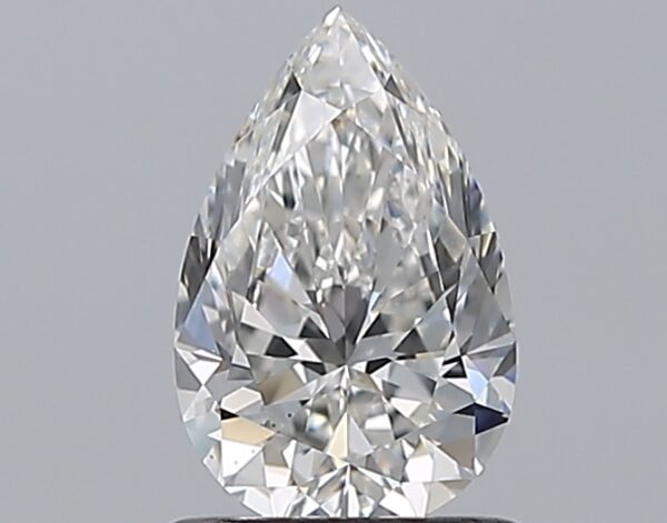 0.9 carat, G colour, VS2 clarity, Pear shape, Natural Diamond.