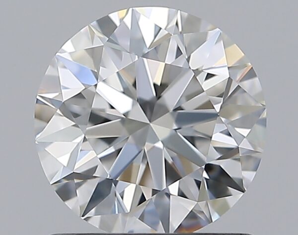 0.9 carat, D colour, VVS1 clarity, Round shape, Natural Diamond.