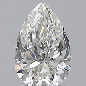 0.9 carat, H colour, SI1 clarity, Pear shape, Natural Diamond.