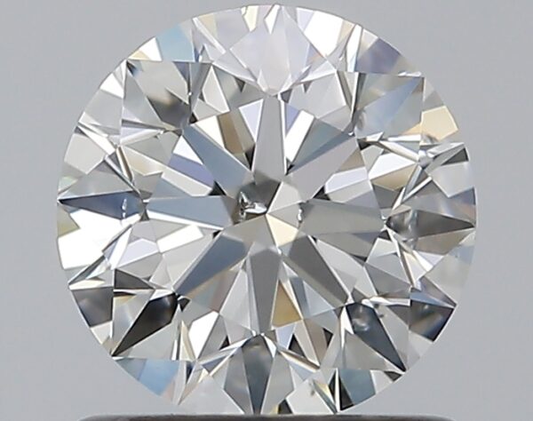 0.9 carat, H colour, SI2 clarity, Round shape, Natural Diamond.
