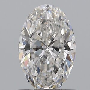 0.9 carat, F colour, SI1 clarity, Oval shape, Natural Diamond.