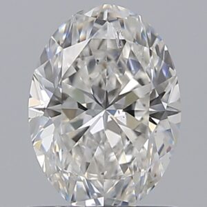 0.9 carat, F colour, SI2 clarity, Oval shape, Natural Diamond.