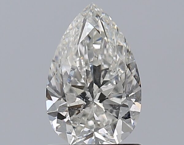 0.91 carat, G colour, SI2 clarity, Pear shape, Natural Diamond.