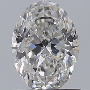 0.9 carat, E colour, SI2 clarity, Oval shape, Natural Diamond.
