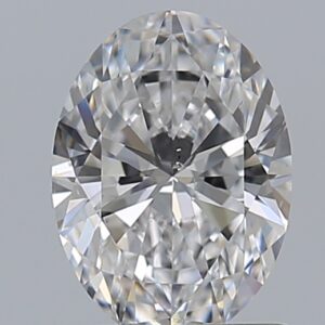 0.91 carat, D colour, SI1 clarity, Oval shape, Natural Diamond.