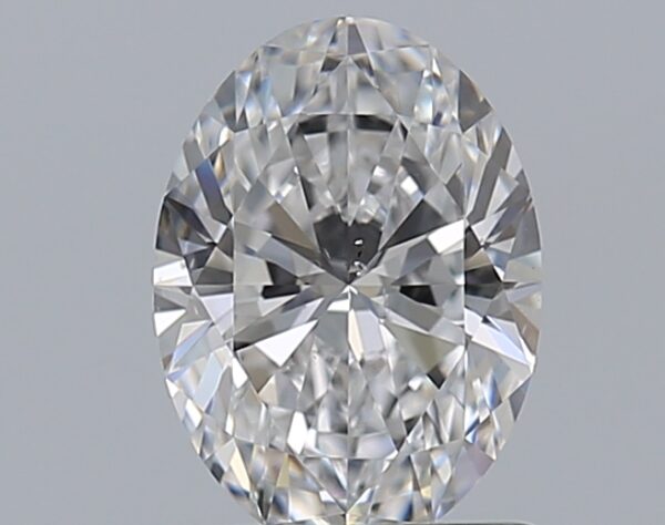 0.91 carat, D colour, SI1 clarity, Oval shape, Natural Diamond.