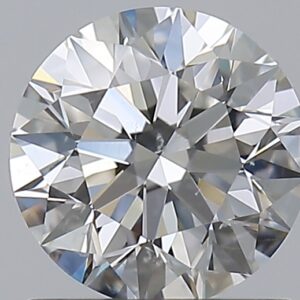 0.9 carat, H colour, SI1 clarity, Round shape, Natural Diamond.