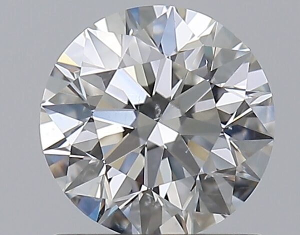 0.9 carat, H colour, SI1 clarity, Round shape, Natural Diamond.
