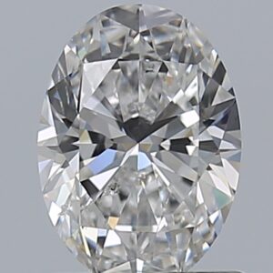 0.9 carat, D colour, SI2 clarity, Oval shape, Natural Diamond.
