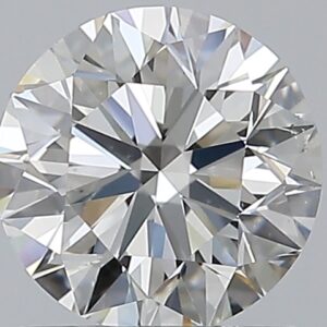 0.9 carat, G colour, SI1 clarity, Round shape, Natural Diamond.