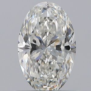 0.9 carat, G colour, VS2 clarity, Oval shape, Natural Diamond.