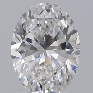 0.9 carat, D colour, SI1 clarity, Oval shape, Natural Diamond.