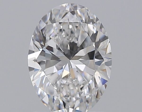 0.9 carat, D colour, SI1 clarity, Oval shape, Natural Diamond.