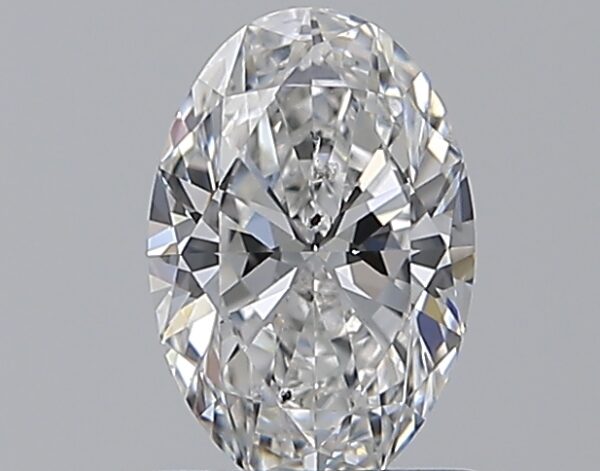 0.9 carat, E colour, SI2 clarity, Oval shape, Natural Diamond.