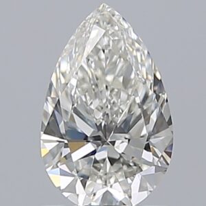 0.91 carat, G colour, VS2 clarity, Pear shape, Natural Diamond.