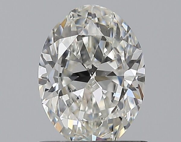0.9 carat, H colour, VS2 clarity, Oval shape, Natural Diamond.