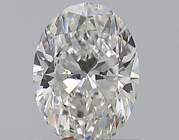 0.9 carat, G colour, SI2 clarity, Oval shape, Natural Diamond.