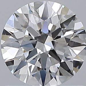 0.9 carat, D colour, VVS1 clarity, Round shape, Natural Diamond.