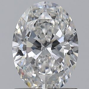 0.93 carat, F colour, SI2 clarity, Oval shape, Natural Diamond.