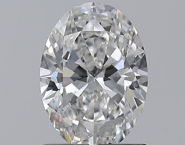 0.93 carat, F colour, SI2 clarity, Oval shape, Natural Diamond.